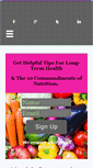 Mobile Screenshot of healthrestoration101.com